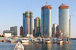 水营湾帆船赛场 전경