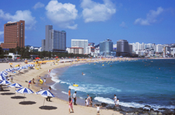 海云台海水浴场 landscape