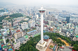 용두산공원,부산타워(무정차) 전경